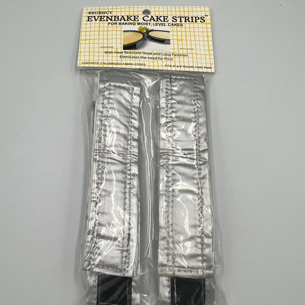 Regency EvenBake Cake Strips 2pc Fits 8-9in Round Pans New
